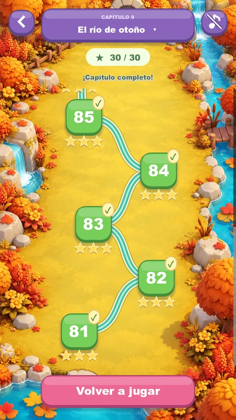 Mapa del capítulo El río de otoño